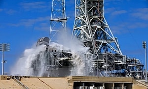 NASA Floods Launch Pad 39B with 400K Gallons of Water, Tests Liquid Shield for Artemis II
