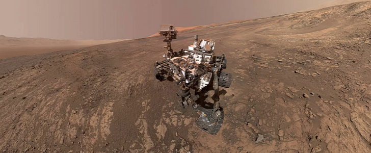 NASA Curiosity Selfie