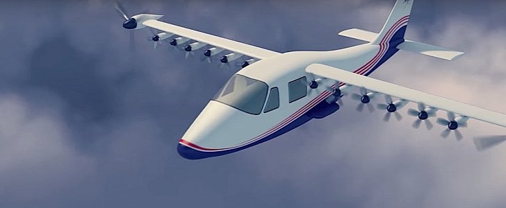 NASA X-57 Maxwell electric airplane