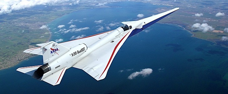 Supersonic X-59 research aircraft