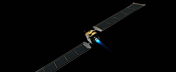 Double Asteroid Redirection Test spacecraft illustration