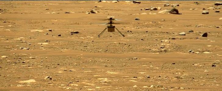 NASA Ingenuity helicopter spins its blades successfully for its second flight
