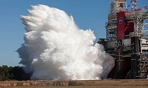 NASA’s Largest Rocket Element Ever Nails Hot Fire Test