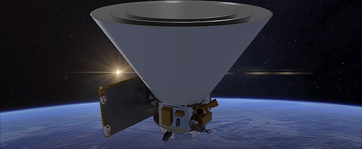 SPHEREx telescope rendering