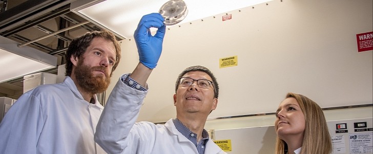 Drs. Zachary Schultzhaus, Zheng Wang, and Jillian Romsdahl from the U.S. Naval Research Laboratory began the fungi study in 2019.