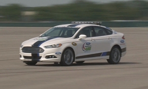 NASCAR Drivers Take 2013 Ford Fusion for a Spin