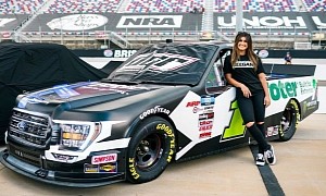 NASCAR Rising Star Hailie Deegan Shows Off Her Ford Truck, Ahead of Upcoming Race