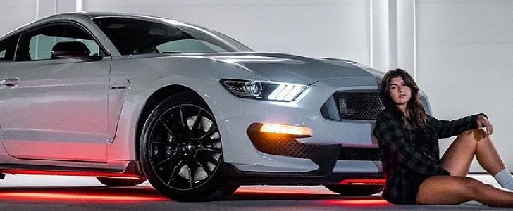 Hailie is very proud of her Ford GT350, which she unveiled on social media last year