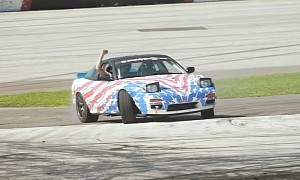 NASCAR's Hailie Deegan Learns How to Drift, Breaks McFarland's LS Nissan 240SX