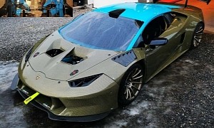 NASCAR V8-Swapped Lamborghini Huracan Has Italian Body, But the Spirit of America