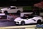 Naturally Aspirated C8 Corvette Runs 10.2s Quarter Mile, a Mustang Is so Unimpressed