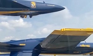 Navy Blue Angels Pull a Pure Top Gun Stunt, All That’s Missing Is the Middle Finger