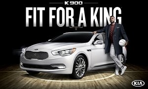 NBA Star LeBron James Becomes Kia Ambassador, Drives K900 to Work