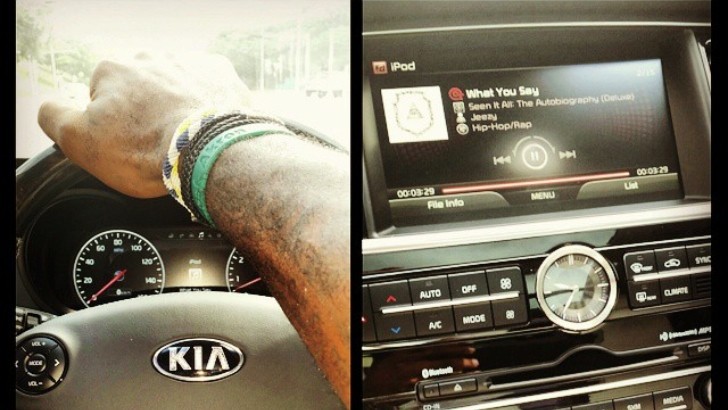 NBA Star LeBron James Drives the New Kia K900