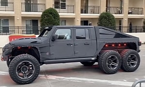 NBA Star Luka Doncic Flaunts His Giant Hellfire 6x6 in Dallas, Can't Keep a Low Profile
