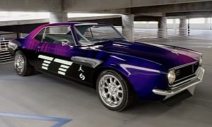 NBA Star Luka Doncic Shows His 1968 Chevy Camaro Wrapped in Pink and Purple, Not His Idea!