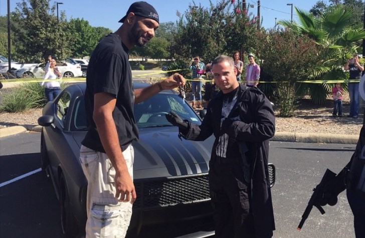 Tim Duncan's shop styled this Punisher-themed Dodge Challenger