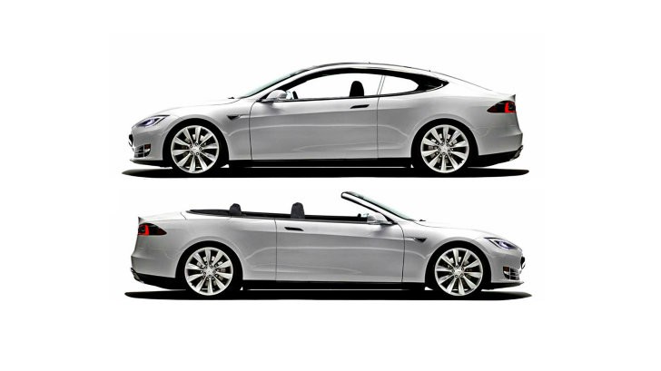 Tesla Model S Two-Door Coupe/Convertible by NCE