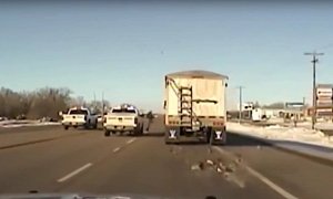 Nebraska Cop Pulls a Will Smith Stunt, Jumps onto a Moving Truck to Stop It