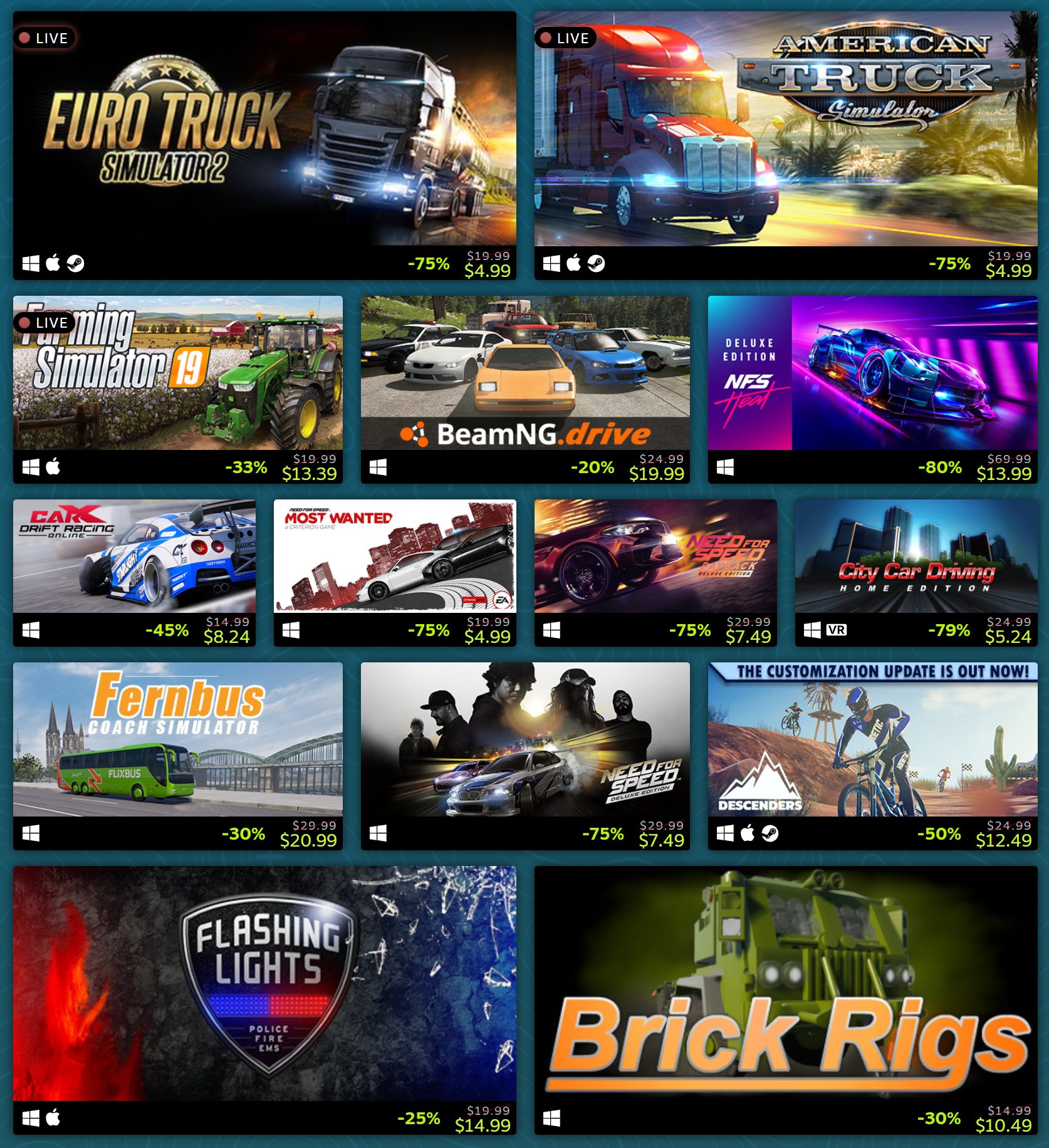 Need for Speed, Euro Truck Simulator 2 Now a Lot Cheaper on Steam -  autoevolution