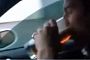 Neknominator Downs Beer While Drifting a CLK 63 AMG Black Series
