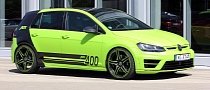 Neon Green Golf R with 400 HP from ABT Coming to Worthersee 2015