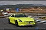 Neon Yellow SLS AMG E-Cell Spotted