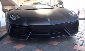 Nero Nemesis / Matte Black Lamborghini Aventador