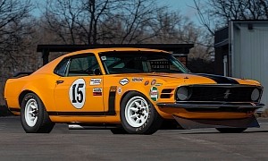 Never-Raced Bud Moore 1970 Ford Mustang Boss 302 Race Car Up for Grabs