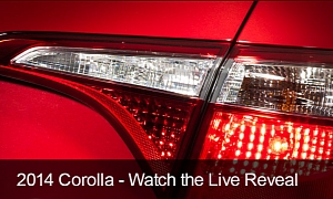 New 2014 Toyota Corolla Teased in Red – Photos from Toyota Canada