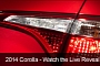 New 2014 Toyota Corolla Teased in Red – Photos from Toyota Canada