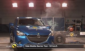 All-New 2015 Mazda2 Hatch Receives 4-Star Safety Rating from Euro NCAP