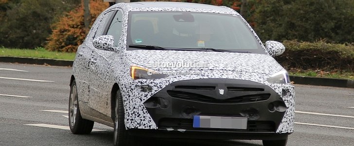 New 2018 Opel Corsa Spied