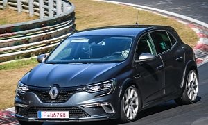 New 2018 Renault Megane RS Flying on Nurburgring, Spyshots Seem to Confirm FWD