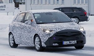 New 2019 Opel Corsa Shows Production Headlights in Latest Spyshots
