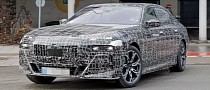 New 2023 BMW 7 Series Becomes Less Shy, Gets Spied in the Open With Hybrid Powertrain
