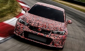 New 2023 Honda Civic Type R Can't Stay Away From Apexes, Hits the Mid-Ohio Racetrack