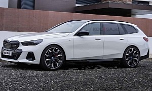New 2024 BMW 5 Series Touring Shows Its Design Using a Decent Dose of CGI