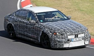 New 2024 BMW M5 Has Bigger Nostrils for AMG Sniffing, and Electrified V8 Power