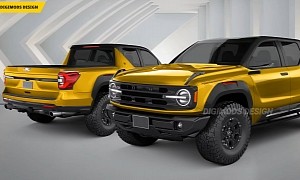 New 2024 Ford Pickup Truck Looks Like a Virtual Bronco Rival for Tacoma, Gladiator