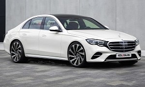 New 2024 Mercedes-Benz E-Class Is Immune to the Cold as Grille Digitally Grows Bigger