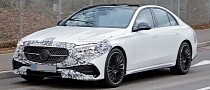 All-New 2024 Mercedes-Benz E-Class Spied With Minimal Camouflage and It's a Looker