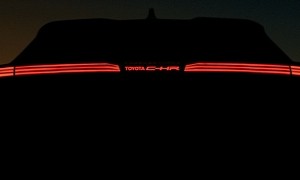 New 2024 Toyota C-HR Shows Illuminated Logo in Official Teaser Prior to June 26 Unveiling