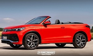 New 2024 VW Tiguan Digitally Lowers Its Roof To Become a Cabriolet