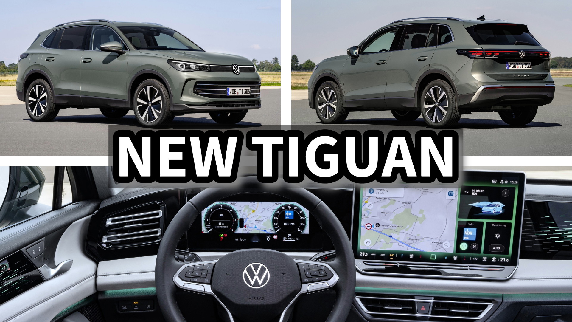 New 2024 VW Tiguan Unveiled: Compact Crossover Now More Mature Than Ever -  autoevolution