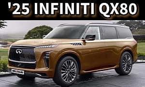 New 2025 Infiniti QX80 Unofficially Drops All Camo Ahead of March 20 Unveiling