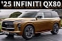 New 2025 Infiniti QX80 Unofficially Drops All Camo Ahead of March 20 Unveiling