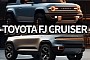 New 2025 Toyota FJ Cruiser Barks at the Jeep Wrangler and Ford Bronco in CGI Guise