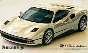 New-Age Ferrari 308 Rendered as 488-Based Limited Edition