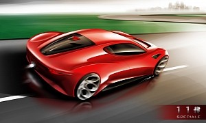New Alfa Romeo Supercar Rendered With Tipo 33 Design Influences